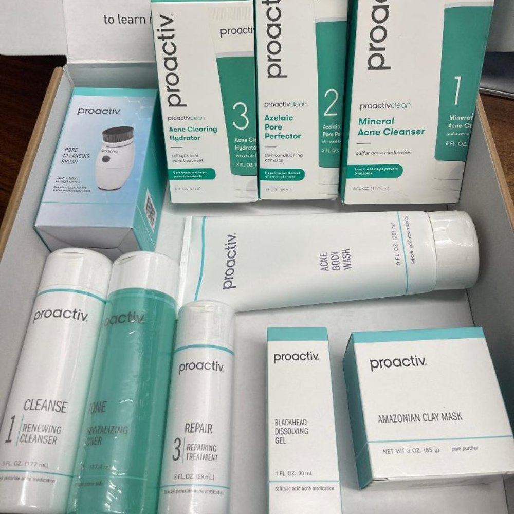 Proactiv Original 10 pieces full kit 90 day acne treatment system FREE SHIPPING.
